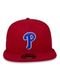 Boné New Era 5950 Philadelphia Phillies Vermelho - Marca New Era