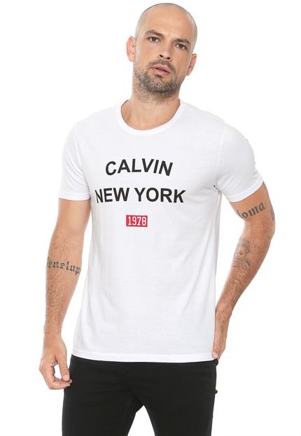 Camiseta Calvin Klein Jeans New York Branca - Marca Calvin Klein Jeans