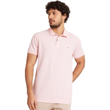 Camisa Polo Aramis Piquet Canelada VE24 Rosa Masculino - Marca Aramis