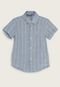 Camisa Infantil Reserva Mini Listrada Azul - Marca Reserva Mini