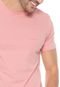 Camiseta Richards Aquarela Palmeira Rosa - Marca Richards