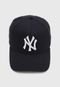 Boné Aberto New Era New York Yankees Mlb Aba Curva Azul-Marinho - Marca New Era