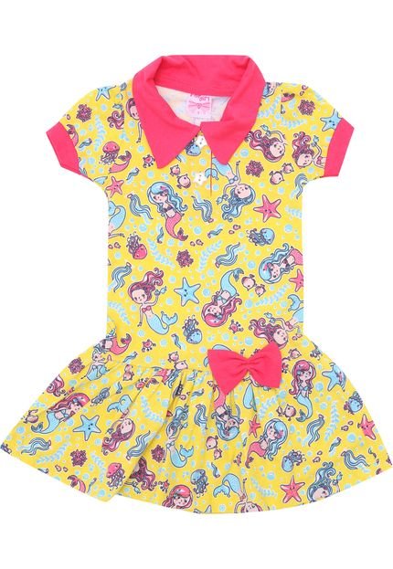 Vestido For Girl Baby Menina Amarelo - Marca For Girl