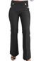 Calça 101 Resort Wear Flare Black Jeans - Marca 101 Resort Wear