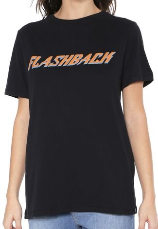 Camiseta Loft 747 Flashback Preta