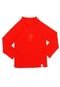 Blusa infantil de proteção solar FPU 50  Vermelha - Marca Ecoeplay