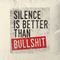 Almofada Silence Is Better - Marca Studio Geek 