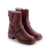 Bota Biker Jennifer Caramelo Caramelo - Marca Damannu Shoes