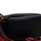 Bolsa Crossbody Feminina Minimalista Com Alça Tira Colo Regulável E Detalhe em Chaveiro Vermelho - Marca WILLIBAGS