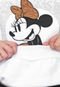 Moletom Flanelado Fechado Cativa Disney Minnie Branco - Marca Cativa Disney