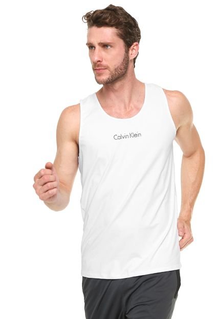 Regata Calvin Klein Underwear Logo Branca - Marca Calvin Klein Underwear