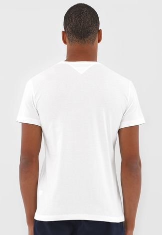 Camiseta Tommy Hilfiger Logo Off-White