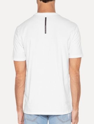 Camiseta Calvin Klein Jeans Masculina Out Of Space Branca