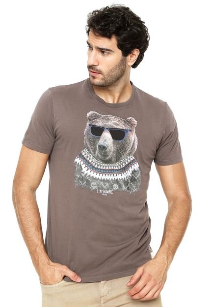Camiseta Colcci Urso Marrom - Marca Colcci
