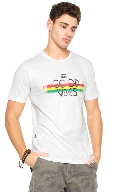 Camiseta Billabong Good Vibes Bege - Marca Billabong