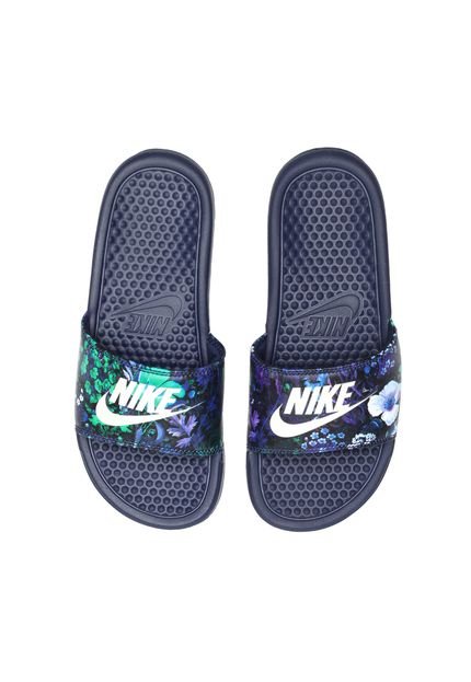 Chinelo Slide Nike Sportswear Benassi Jdi Prin Azul - Marca Nike Sportswear