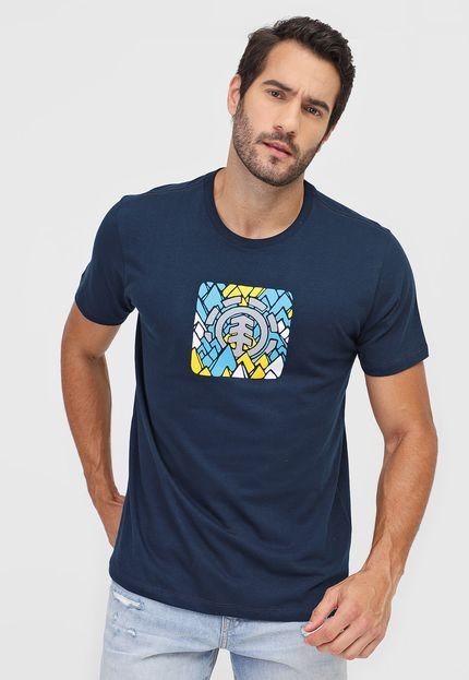 Camiseta Element Pallete Azul-Marinho - Marca Element