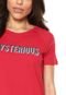 Camiseta Carmim Adjectives Vermelha - Marca Carmim