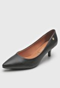 Scarpin Vizzano Liso Preto - Marca Vizzano