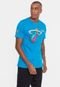 Camiseta NBA Sneakers Miami Heat Azul Reef Blue - Marca NBA