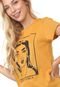 Camiseta Planet Girls Estampada Amarela - Marca Planet Girls
