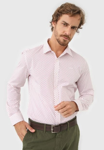 Camisa Colcci Reta Estampada Branca - Marca Colcci