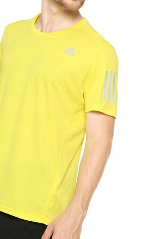 Camiseta adidas Logo Amarelo