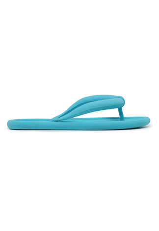 Chinelo Flip Flop Feminino De Dedo Confortável Macio Extra Leve Azul Verão Lançamento Ever Way Azul