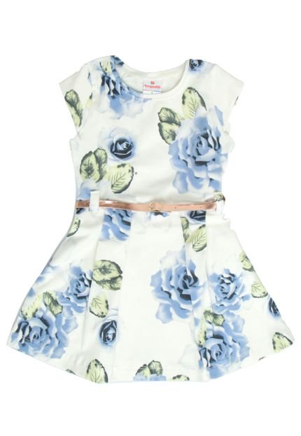 Vestido Brandili Floral Multicolorido - Marca Brandili