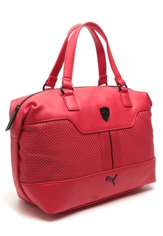 Bolsa Puma STYFR-Ferrari LS Handbag Vermelha