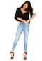 Calça Jeans Biotipo Skinny Pérolas Azul - Marca Biotipo