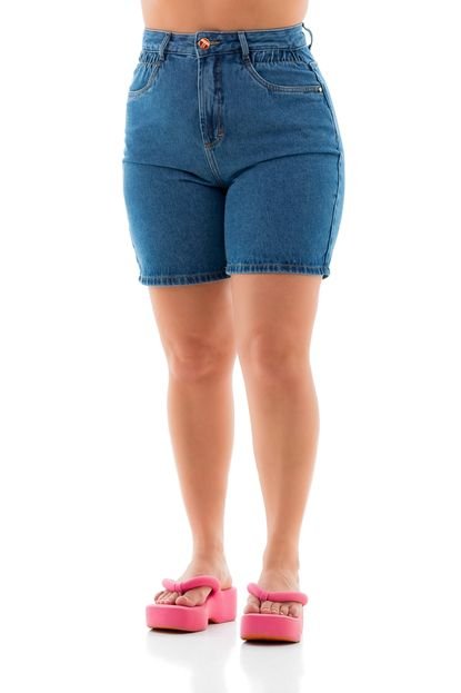 Bermuda Jeans Feminina Arauto Jorts New Laguna  Azul Claro - Marca ARAUTO JEANS