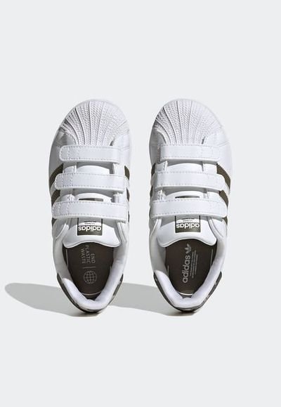 Kids adidas superstar velcro sale