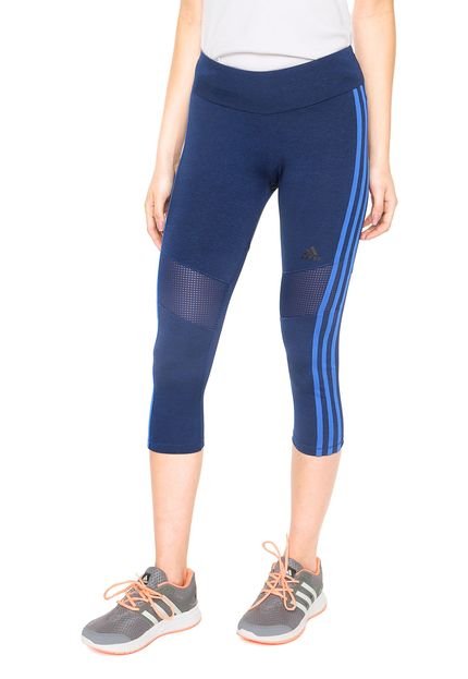 Legging adidas Performance Vwo 34 Azul-marinho - Marca adidas Performance