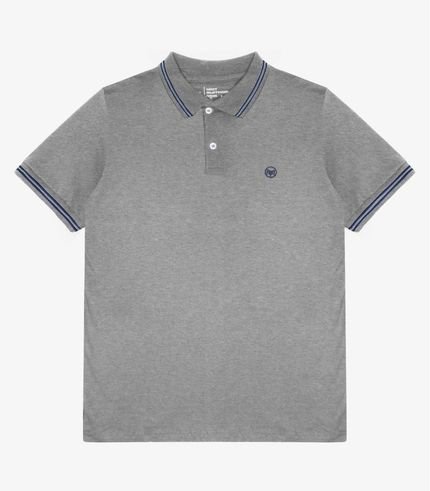 Camisa Polo Casual MMT Cinza - Marca MMT