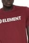 Camiseta Element Blazin Vinho - Marca Element