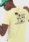Camiseta Billabong Bless The Booze Amarela - Marca Billabong
