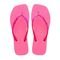 Chinelo Feminino Havaianas S Sqr Rosa Neon Incolor - Marca Havaianas