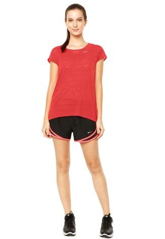 Camiseta Nike Df Touch Breeze Stripe Vermelha