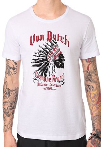 Camiseta Von Dutch Genuine Brand Branca