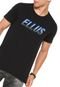 Camiseta Ellus Fine Italic Preta - Marca Ellus