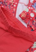 Conjunto Infantil 2pçs Manga Longa Elian Floral Com Zíper Vermelho - Marca Elian