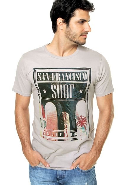 Camiseta FiveBlu San Francisco Cinza - Marca FiveBlu