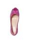 Peep Toe Brilho Rosa - Marca Werner