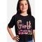 Camiseta Menina Silk Girls Gang Reserva Mini Preto - Marca Reserva Mini