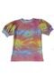 Blusa blusinha tshirt manga bufanteTie dye Manabana - Marca Manabana