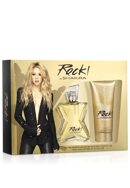 Coffret Eau de Toilette Rock 80ml - Marca Shakira