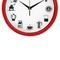 Relógio de Parede Redondo Analógico Café Vermelho 25cm - Casambiente - Marca Casa Ambiente