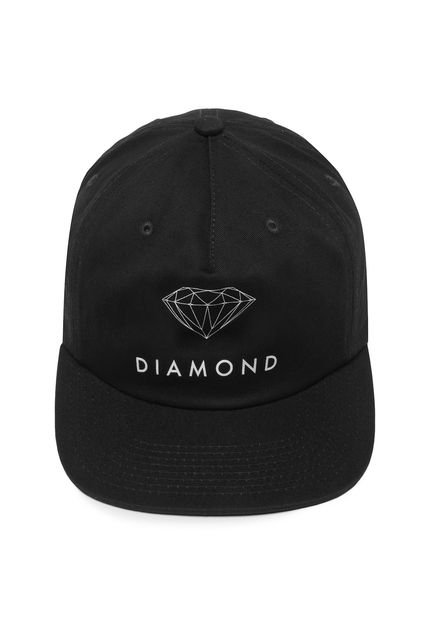 Boné Diamond Supply Co Snapback Futura Sign Preto - Marca Diamond Supply Co