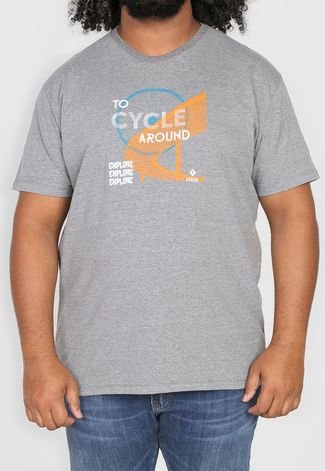 Camiseta Forum To Cycle Around Cinza